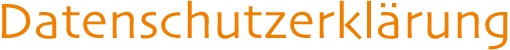 Datenschutzerklärung